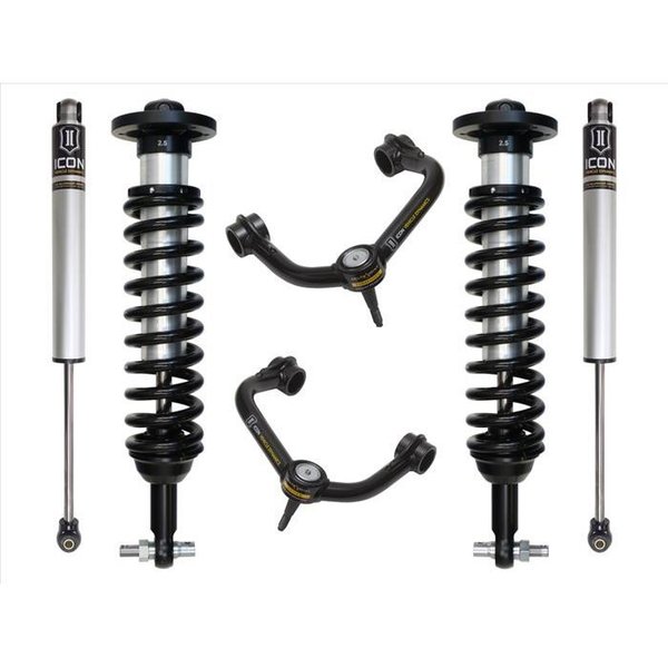 Icon Vehicle Dynamics 2015-UP FORD F150 4WD 0-2.63" STAGE 2 SUSPENSION SYSTEM W TUBULAR UCA K93082T